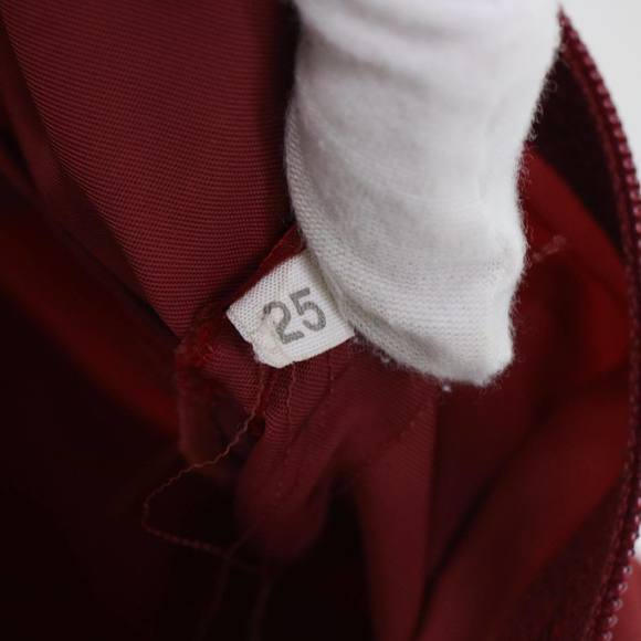 PRADA Boston Bag Nylon Red Auth yb360 - Picture 12 of 16